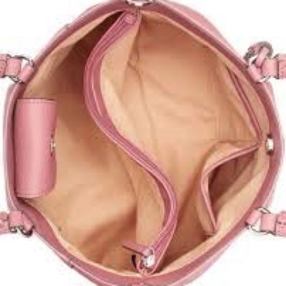 Giani Bernini Braided Handle Leather Satchel - Picture 5 of 7